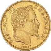 Obverse 50 Francs 1868 BB