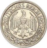 Obverse 50 Reichspfennig 1927 G
