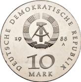 Reverse 10 Mark 1988 A Ulrich von Gutten