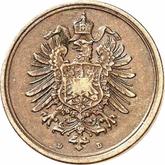 Reverse 1 Pfennig 1873 D