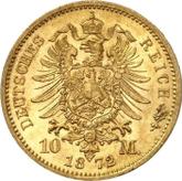 Reverse 10 Mark 1872 B Prussia