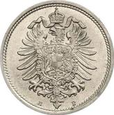 Reverse 10 Pfennig 1889 E