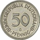 Obverse 50 Pfennig 1987 G
