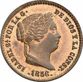Obverse 5 Céntimos de real 1856