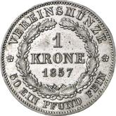 Reverse Krone 1857