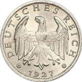 Obverse 1 Reichsmark 1927 F