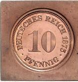 Obverse 10 Pfennig 1873 G Pattern