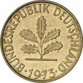 Reverse 10 Pfennig 1973 G