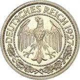Obverse 50 Reichspfennig 1927 J