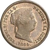 Obverse 5 Céntimos de real 1864