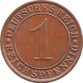 Obverse 1 Reichspfennig 1936 E
