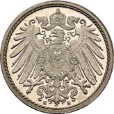 Reverse 5 Pfennig 1913 E