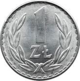 Reverse 1 Zloty 1976