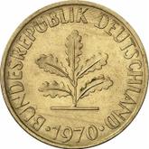 Reverse 10 Pfennig 1970 D