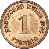 Obverse 1 Pfennig 1894 F