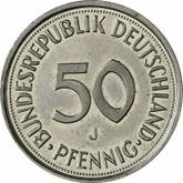 Obverse 50 Pfennig 1992 J