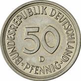 Obverse 50 Pfennig 1975 D