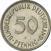 Obverse 50 Pfennig 1974 J