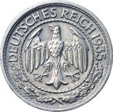 Obverse 50 Reichspfennig 1935 D