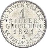 Reverse Silber Groschen 1821 A