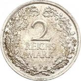 Reverse 2 Reichsmark 1926 F