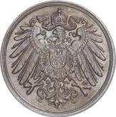 Reverse 1 Pfennig 1904 J