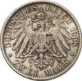Reverse 2 Mark 1908 A Saxe-Weimar-Eisenach