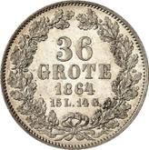 Reverse 36 Grote 1864