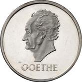 Reverse 5 Reichsmark 1932 F Goethe