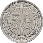 Reverse 50 Reichspfennig 1935 G
