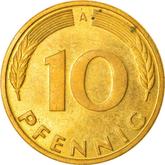 Obverse 10 Pfennig 1991 A