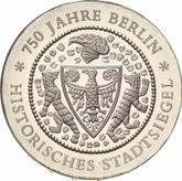 Obverse 20 Mark 1987 A Seal of Berlin