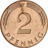 Obverse 2 Pfennig 1984 F