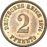 Obverse 2 Pfennig 1874 A