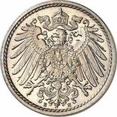 Reverse 5 Pfennig 1907 E
