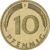 Obverse 10 Pfennig 1987 F