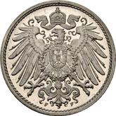 Reverse 10 Pfennig 1909 F