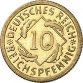 Obverse 10 Reichspfennig 1930 G