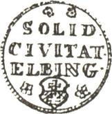 Reverse Schilling (Szelag) 1761 CHS Elbing