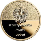 Obverse 200 Zlotych 2014 MW 100th Birthday of Jan Karski