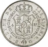 Reverse 4 Reales 1844 M CL