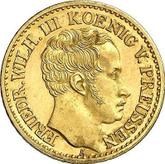Obverse 1/2 Frederick D'or 1840 A