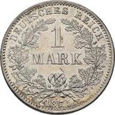 Obverse 1 Mark 1875 G