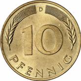 Obverse 10 Pfennig 1976 D