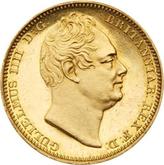 Obverse Half Sovereign 1831 Small size (18 mm)