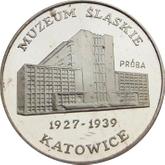 Reverse 1000 Zlotych 1987 MW Pattern Silesian Museum in Katowice