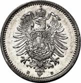 Reverse 50 Pfennig 1876 D