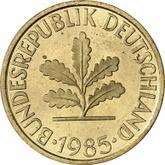 Reverse 10 Pfennig 1985 J