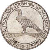 Reverse 5 Reichsmark 1930 E Rhineland Liberation
