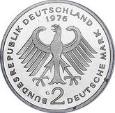 Reverse 2 Mark 1976 G Konrad Adenauer